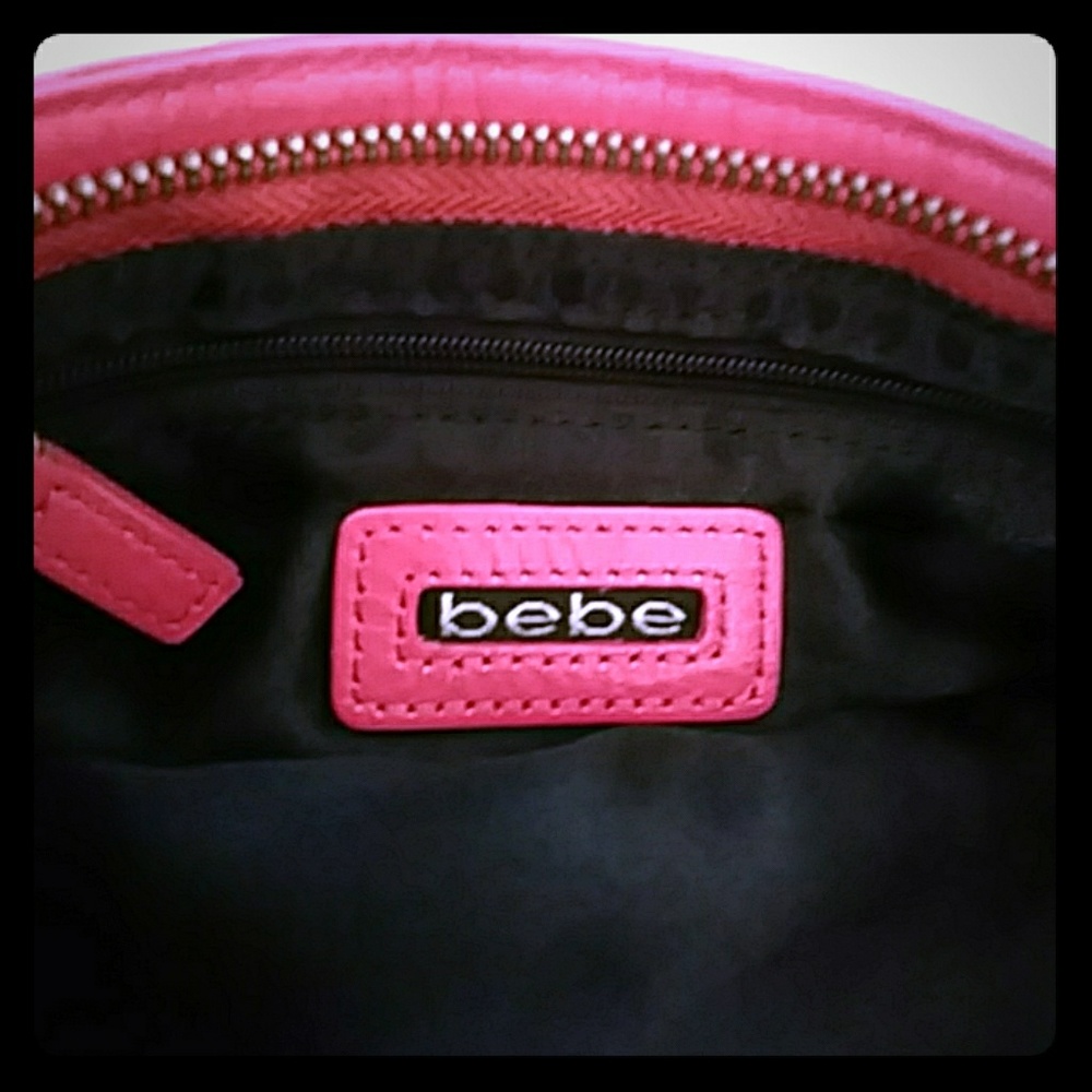 bebe Pink Leather Bag - Picture 4 of 6